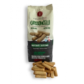 Grissoncelli- bezglutenowe paluszki chlebowe 200g REVOLUTION
